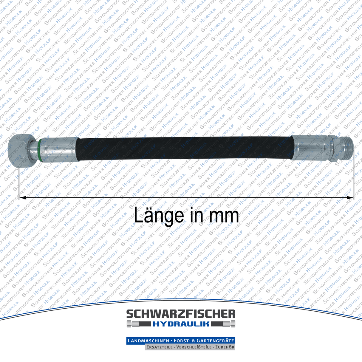 Hydraulikschlauch 2SC DN10 G3/8" DKR/AGR | Längen bis 5000mm von Schwarzfischer Hydraulik