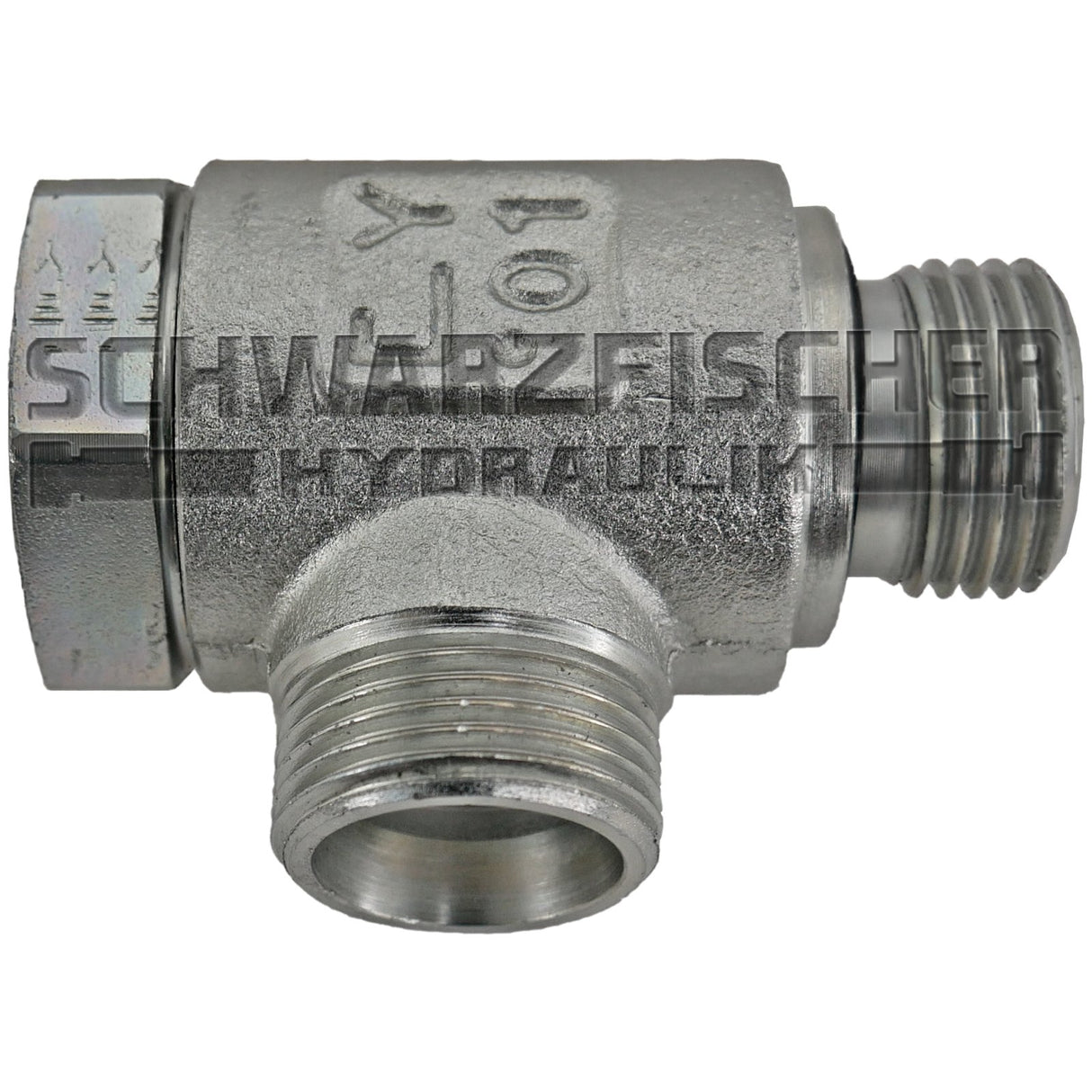 Hydraulik Winkel Schwenkverschraubung mit zölligem Gewinde Baureihe L von Schwarzfischer Hydraulik