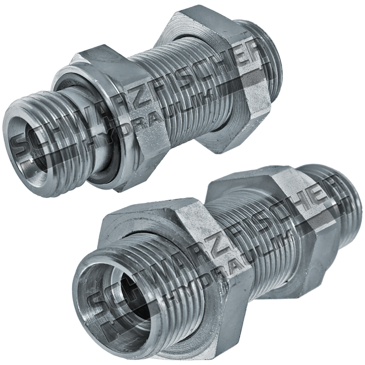 Gerade Hydraulik Einschraub- Schottverschraubung Baureihe S zölliges Gewinde