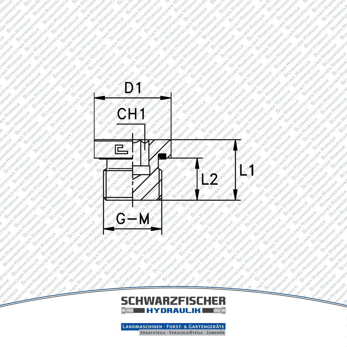 Hydraulik Verschlussschraube zöllig VSTI - Schwarzfischer Hydraulik