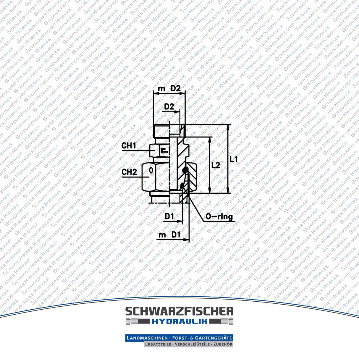 Hydraulik Reduzierverschraubung RED Baureihe L von Schwarzfischer Hydraulik