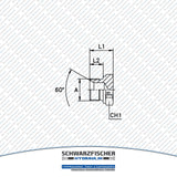 Hydraulik Verschlussschraube BSP von Schwarzfischer Hydraulik