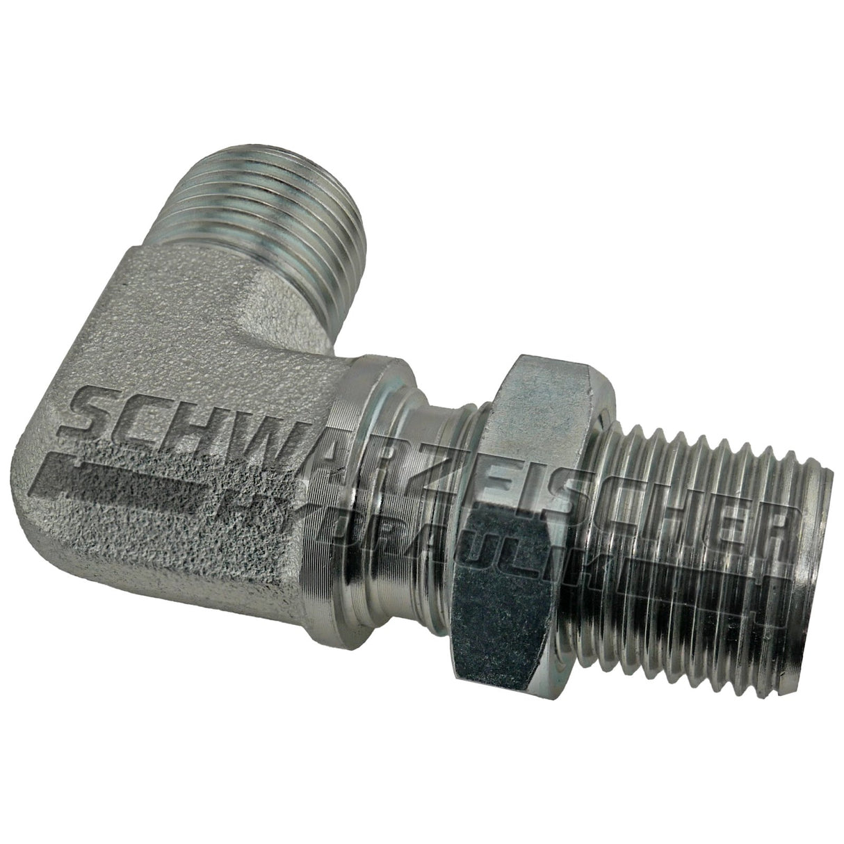 Hydraulik Winkel Schottverschraubung Gewinde Zoll von Schwarzfischer Hydraulik