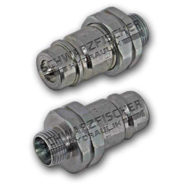 Hydraulik Steckkupplung Stecker Außengewinde von Schwarzfischer Hydraulik