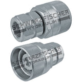 Hydraulik Schraubkupplung Stecker zölliges Innengewinde von Schwarzfischer Hydraulik