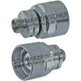 Hydraulik Schraubkupplung Stecker Außengewinde von Schwarzfischer Hydraulik