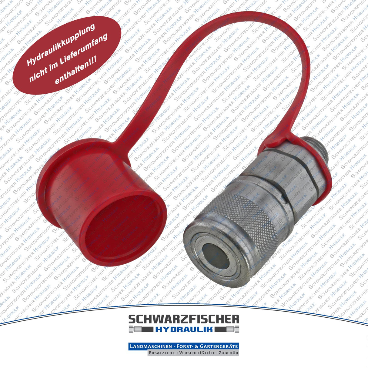 Staubkappe / Staubschutz für Hydraulikkupplungen | Stecker oder Muffe von Schwarzfischer Hydraulik