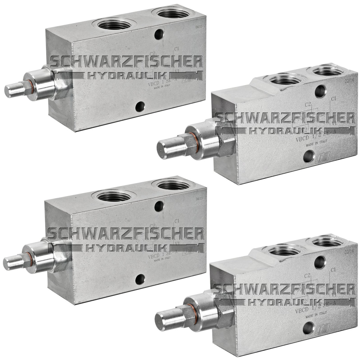 Hydraulik Senkbremsventil einfachwirkend Overcenter Valves VBCD von Schwarzfischer Hydraulik