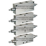 Hydraulik Senkbremsventil doppelwirkend Overcenter Valves VBCD von Schwarzfischer Hydraulik