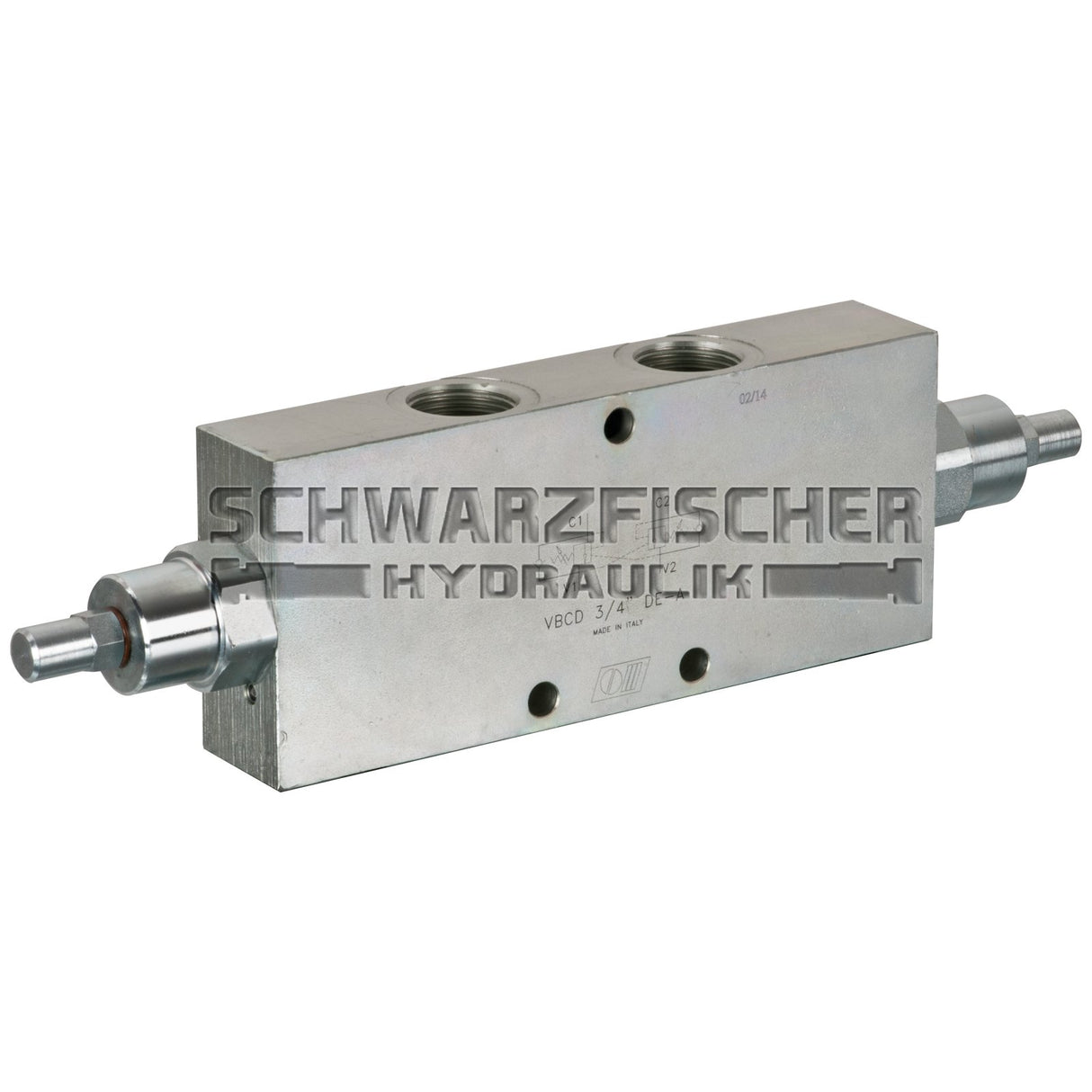 Hydraulik Senkbremsventil doppelwirkend Overcenter Valves VBCD von Schwarzfischer Hydraulik