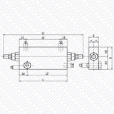 Hydraulik Senkbremsventil doppelwirkend zum Aufflanschen auf Zylinder VBCD von Schwarzfischer Hydraulik