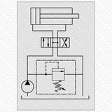 Hydraulik Ventil DBV Druckbegrenzungsventil VMP leichte Baureihe mit Handrad von Schwarzfischer Hydraulik
