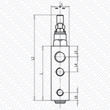 Hydraulik Ventil Abschaltventil VABP für Pumpen Nieder/Hochdruck von Schwarzfischer Hydraulik