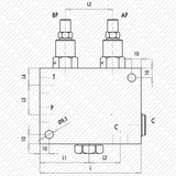 Hydraulik Vorspann - u. Sicherheitsventil speziell für Pflug, Tiefenlockerer VIA von Schwarzfischer Hydraulik