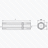 Hydraulik Ventil Druckfolgeventil mit Umgehungsrückschlagventil VSQL von Schwarzfischer Hydraulik