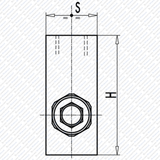 Schockventil doppelwirkend VAU 1/4“ 3/8“ 1/2“ 3/4" verschiedene Einstellbereiche von Schwarzfischer Hydraulik