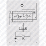 Schockventil doppelwirkend VAU 1/4“ 3/8“ 1/2“ 3/4" verschiedene Einstellbereiche von Schwarzfischer Hydraulik