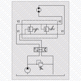 Hydraulik Schockventil doppelwirkend VAU100 Innengewinde G1“ von Schwarzfischer Hydraulik