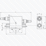 Druckbegrenzungsventil + doppelwirkend entsperrbares Rückschlagventil VBLP von Schwarzfischer Hydraulik