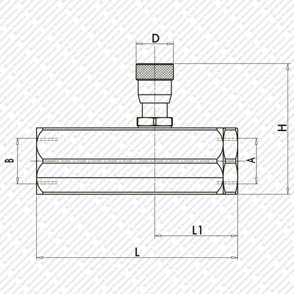 Hydraulik Ventil 2 - Wege Stromregelventil druckkompensiert VRFU von Schwarzfischer Hydraulik