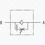 Hydraulik Ventil 2 - Wege Stromregelventil druckkompensiert VRFU von Schwarzfischer Hydraulik