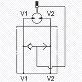 Hydraulik Wechselventil VSBF12 für OMP,OMR,OMS Hydraulikmotor Ölmotor wählbar von Schwarzfischer Hydraulik