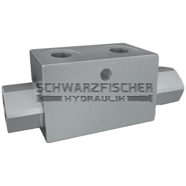 Hydraulik Ventil Sperrblock entsperrbares Rückschlagventil einfachwirkend VBPSE von Schwarzfischer Hydraulik