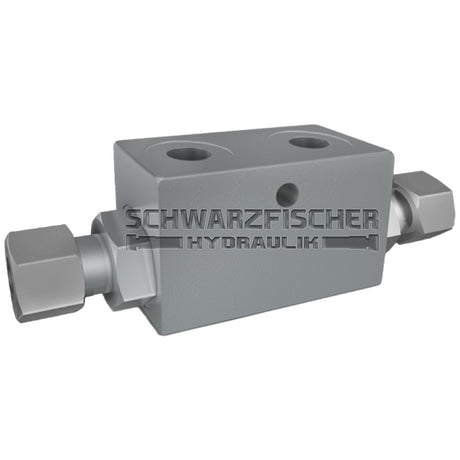 Hydraulik Sperrblock entsperrbares Rückschlagventil einfachwirkend VBPSE von Schwarzfischer Hydraulik