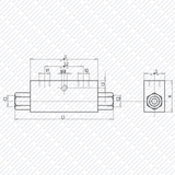 Hydraulik Sperrblock Ventil Rückschlagventil entsperrbar doppeltwirkend VBPDE von Schwarzfischer Hydraulik