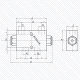 Hydraulik Sperrblock Ventil entsperrbares Rückschlagventil doppeltwirkend VBPDE von Schwarzfischer Hydraulik