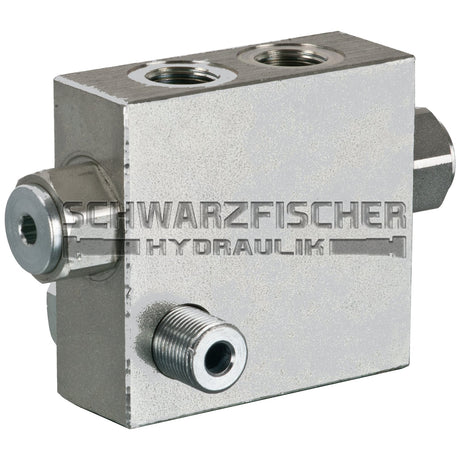 Ventil Hydraulik Sperrblock Rückschlagventil entsperrbar doppeltwirkend VBPDE von Schwarzfischer Hydraulik