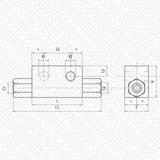 Hydraulik Ventil Sperrblock entsperrbares Rückschlagventil doppeltwirkend VBPDE von Schwarzfischer Hydraulik