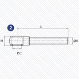 Hydraulik Ringinppel / Ringstutzen 1/4" Rohr 12mm von Schwarzfischer Hydraulik