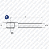 Hydraulik Ringinppel / Ringstutzen M18 Rohr 12mm von Schwarzfischer Hydraulik