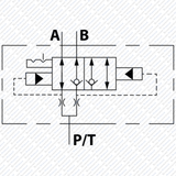 Hydraulik Ventil Spuranreißer Ventil Gassenmarkierungsventil VDFS von Schwarzfischer Hydraulik