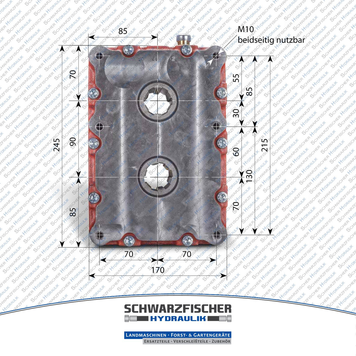 Umkehrgetriebe Wendegetriebe Zapfwellengetriebe von Schwarzfischer Hydraulik