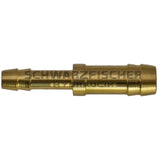 Schlauchverbinder Gerade in Messing von Schwarzfischer Hydraulik