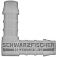 Winkel - Schlauchverbinder in POM von Schwarzfischer Hydraulik