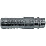 Druckluft - Schnellkupplungsstecker in Stahl gehärtet & verzinkt von Schwarzfischer Hydraulik