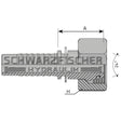 Standard Pressarmatur DKOS Innengewinde mit O - Ring 24° Konus (Metrisch) von Schwarzfischer Hydraulik