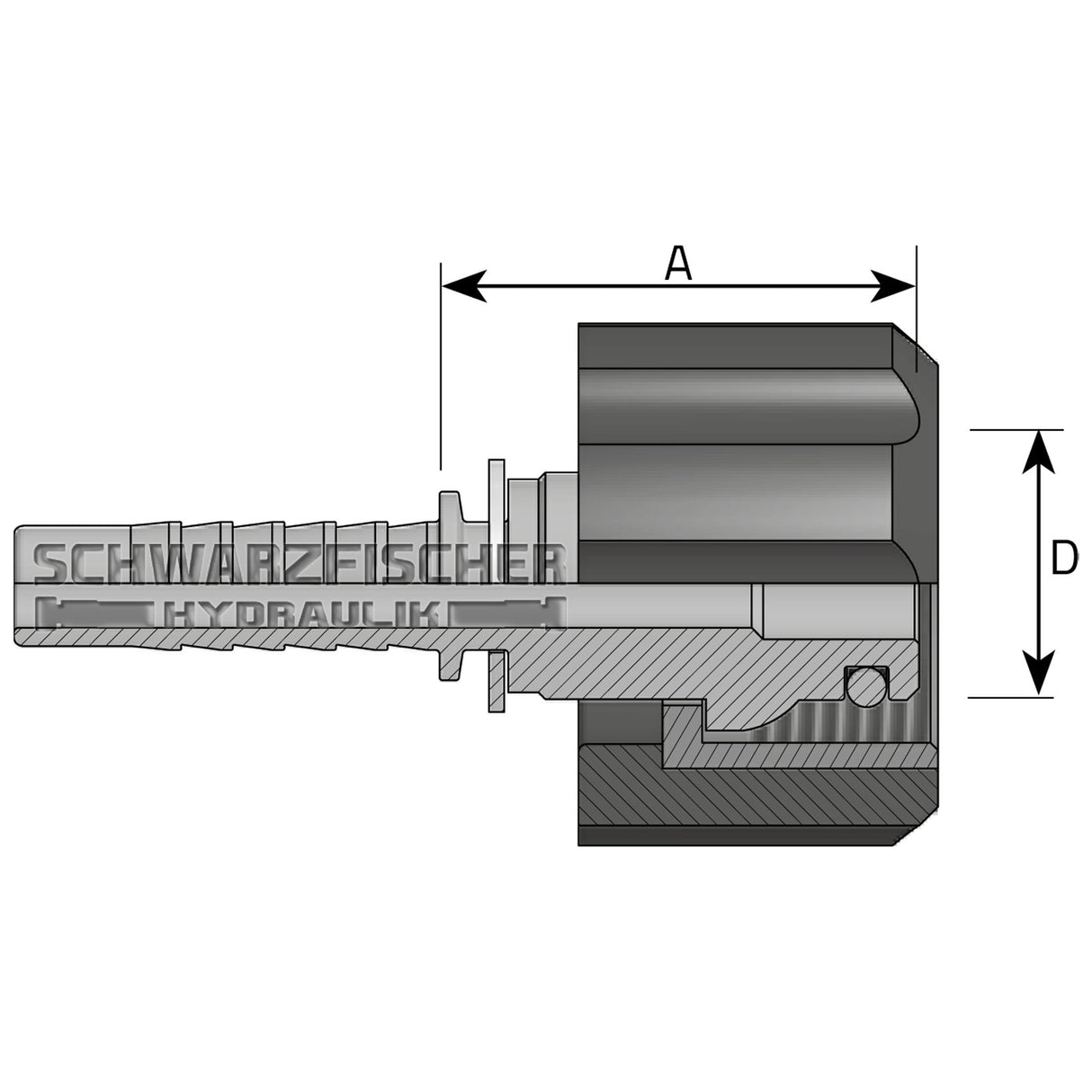 Standard Pressarmatur DKR für Hochdruckreiniger von Schwarzfischer Hydraulik