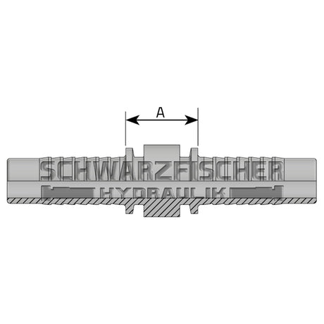 Standard Pressarmatur Verbindungsnippel von Schwarzfischer Hydraulik