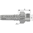 Interlock Pressarmatur AGR 60° Innenkonus (BSPP - Gewinde) von Schwarzfischer Hydraulik