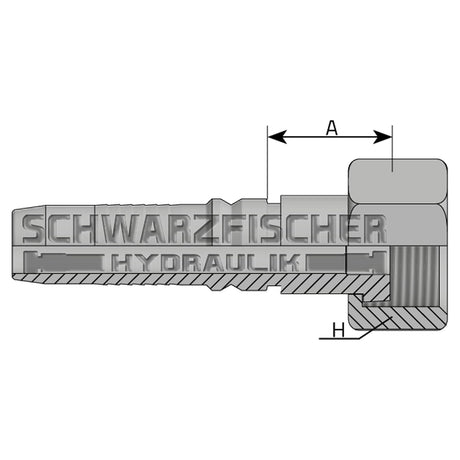 Interlock Pressarmatur DK - ORFS UNF - Gewinde von Schwarzfischer Hydraulik