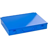 Stahlblechkasten ohne Einlage, blau