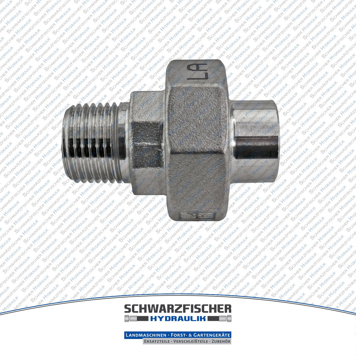 Verschraubung Schweißfitting trennbar konisch dichtend aus Edelstahl von Schwarzfischer Hydraulik