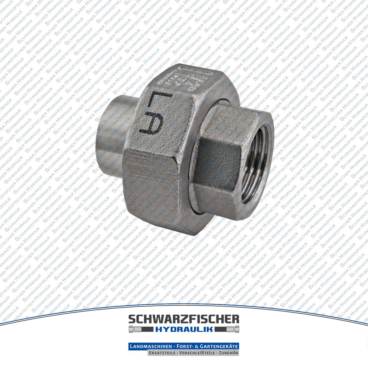 Verschraubung Schweißfitting trennbar konisch dichtend aus Edelstahl von Schwarzfischer Hydraulik