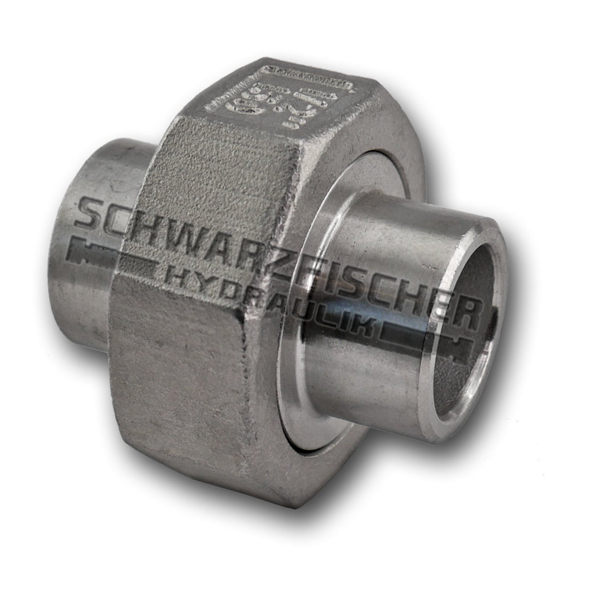 Verschraubung Schweißfitting trennbar konisch dichtend aus Edelstahl von Schwarzfischer Hydraulik