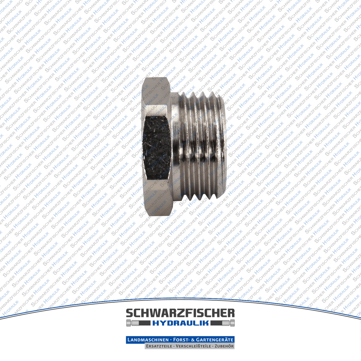 Reduziernippel in Messing vernickelt von Schwarzfischer Hydraulik