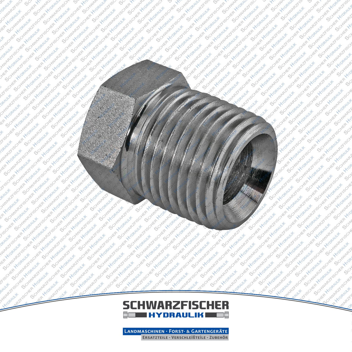 Reduziernippel mit NPT Gewinde in Stahl verzinkt von Schwarzfischer Hydraulik